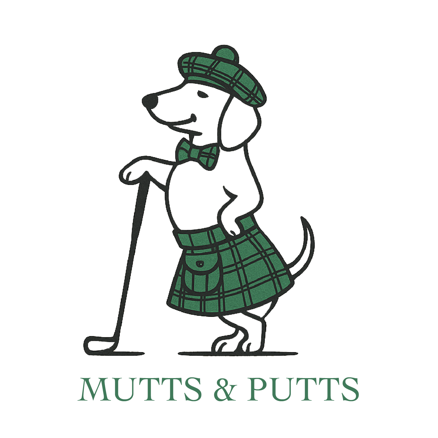 mutts & putts logo